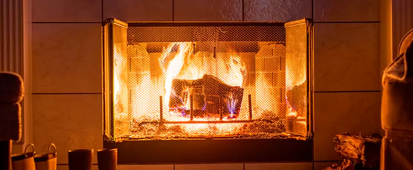Mendota Hearth Landscape Fireplace Installation in Carteret, New Jersey
