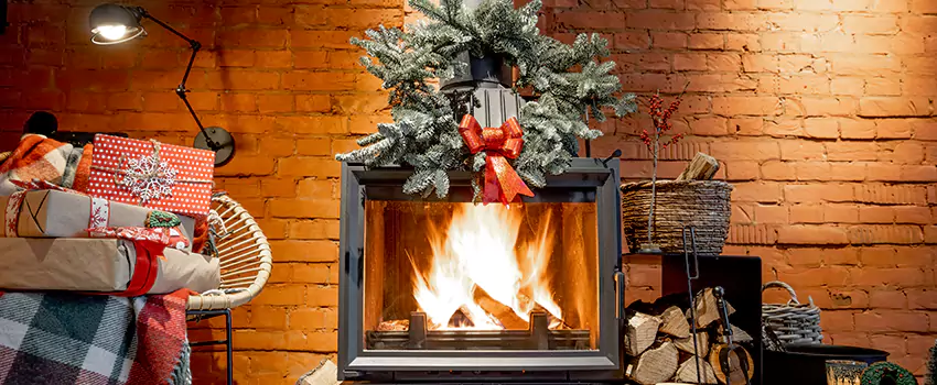 Travis Industries Linear Gas Fireplace Installation in Carteret, New Jersey