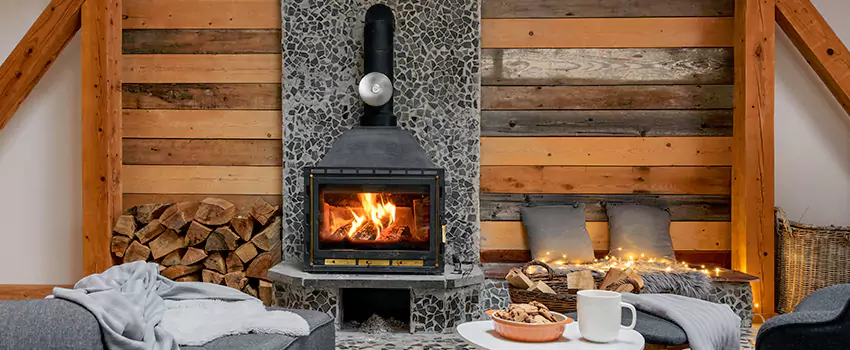 Thelin Hearth Products Direct Vent Gas Stove Fireplace Inspection in Carteret, New Jersey